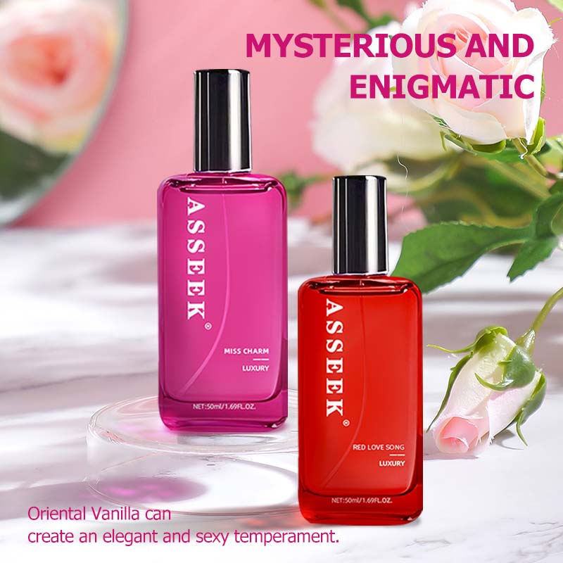 ASSEEK 2pcs perfume for Women  【Red Love Song 50ml】【Miss Charm 50ml)】