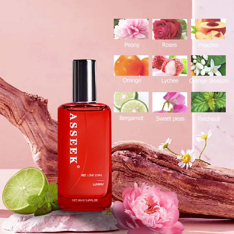 ASSEEK 2pcs perfume for Women  【Red Love Song 50ml】【Miss Charm 50ml)】