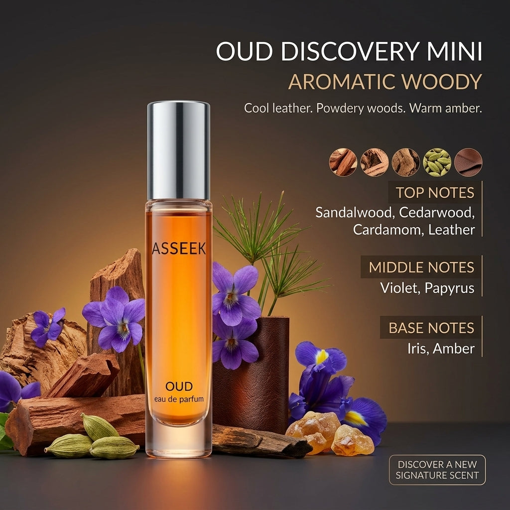 [ASSEEK] Men’s Modern Charm Collection | 2 Full-Size 80ml Colognes + 1 OUD Discovery Mini, Three Distinct Scents for Dates, Parties & Everyday Confidence