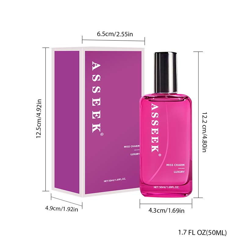 ASSEEK 2pcs perfume for Women  【Red Love Song 50ml】【Miss Charm 50ml)】