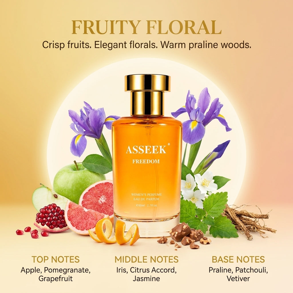 [ASSEEK] Women’s Romantic Fragrance Collection | Women’s Fragrance Gift Set | 2 Full-Size 2.7oz EDPs + 1 Discovery Mini, Fruity Floral & Amber Gourmand Scents, Long-Lasting for Dates, Everyday Wear & Gifts