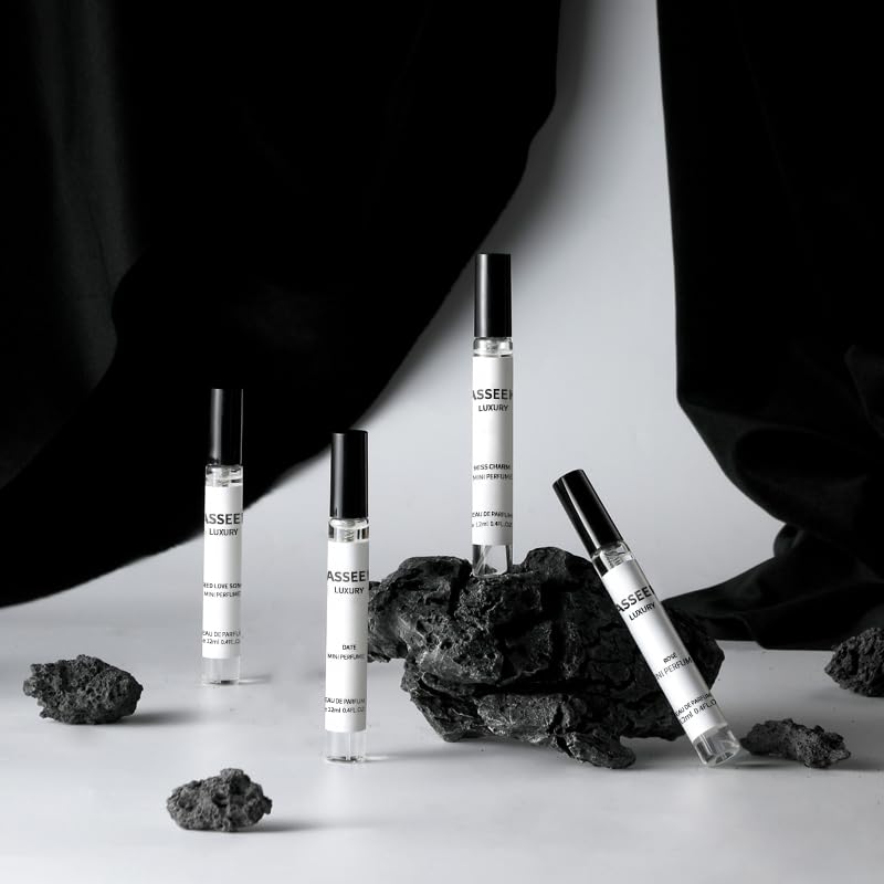 ASSEEK LUXURY Women's Perfume Discovery Set: 4x12ml / 0.4oz - Explore Floral & Oriental Eaux de Parfum